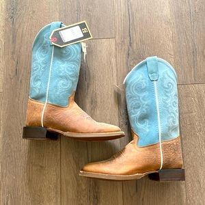 Cody James Blue Leather Cowboy / Cowgirl  Boots